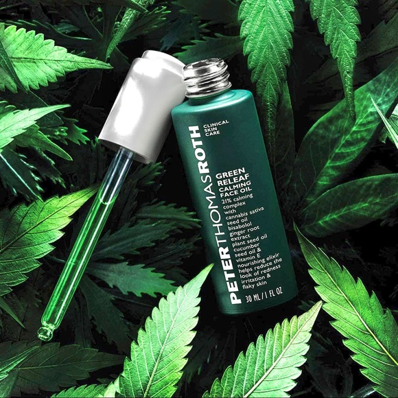 Peter Thomas Roth Green Releaf Calming Face Oil - Picture 2 of 3